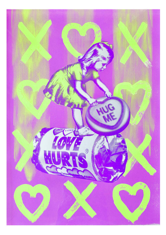 Hug Me Monoprint Eight