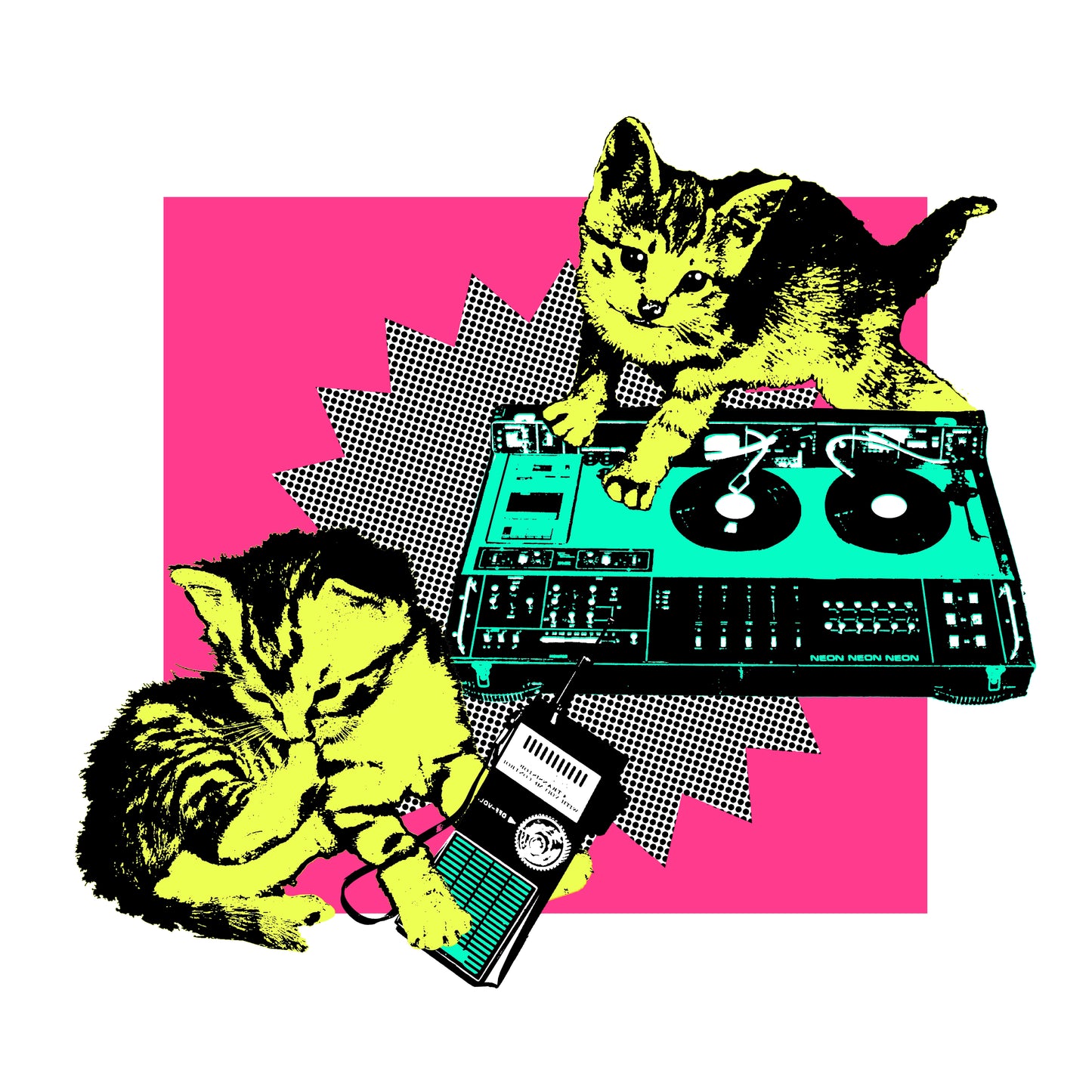 Scratchin’ Cats Pink (XL Edition)