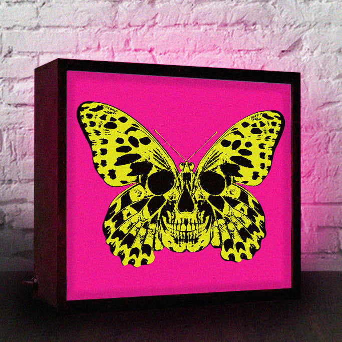 BUTTERFLY Lightbox (Yellow/Pink)